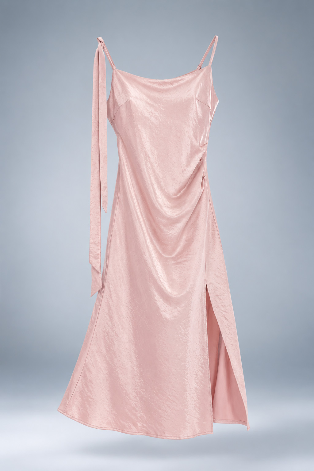 RNUV Blush Reverie Satin Midi Dress - Image 9
