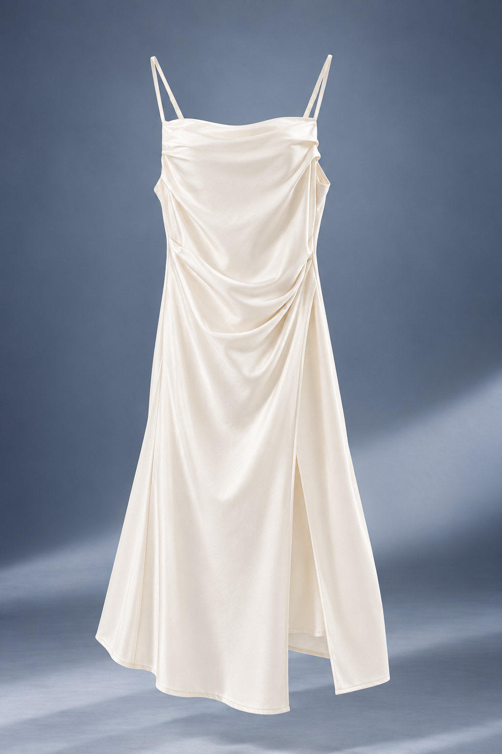 RNUV Champagne Aura Satin Jacquard Dress Set - Image 8