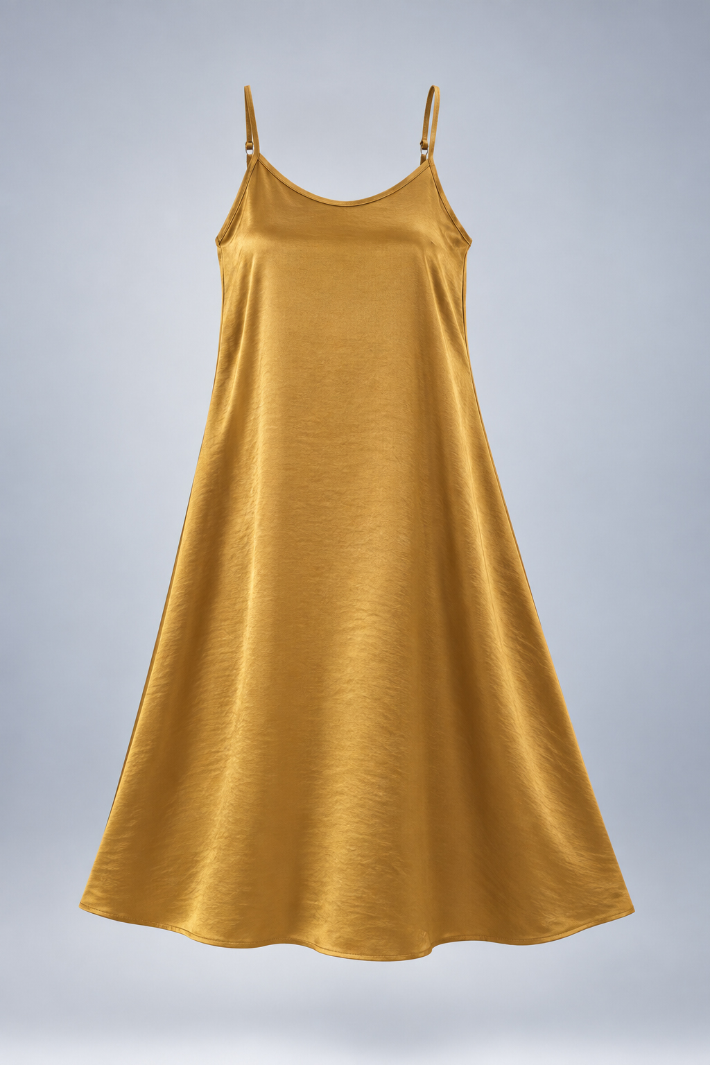RNUV Amber Glow Acetate Satin Midi Dress - Image 8